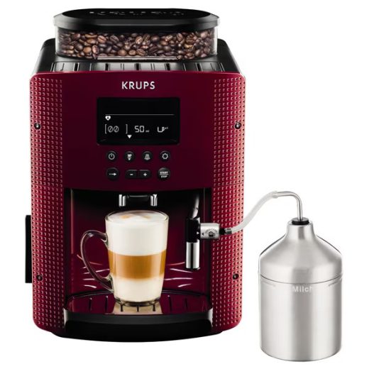 Espressor automat KRUPS Essential EA816570, 1.7l, 1450W, 15 bar, rosu-negru