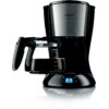 Cafetieră Philips Daily HD7459/20, 920~1080W, Capacitate 1.2l (2~15 cești), Cană de sticlă, Afișaj, Aroma Twister pentru gust intens, Sistem anti-picurare, Oprire automată, Cablu 0.85m, Black Metal