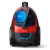 Aspirator fără sac Philips PowerPro Compact 3000 FC9330/09, Aspirare uscată, 750-900W, Praf 1.5l, Cablu 6m, 76dBA, Filtru H13, PowerCyclone 5, ActiveLock, TriActive, Accesoriu spații înguste, 4.5kg, Monza Red