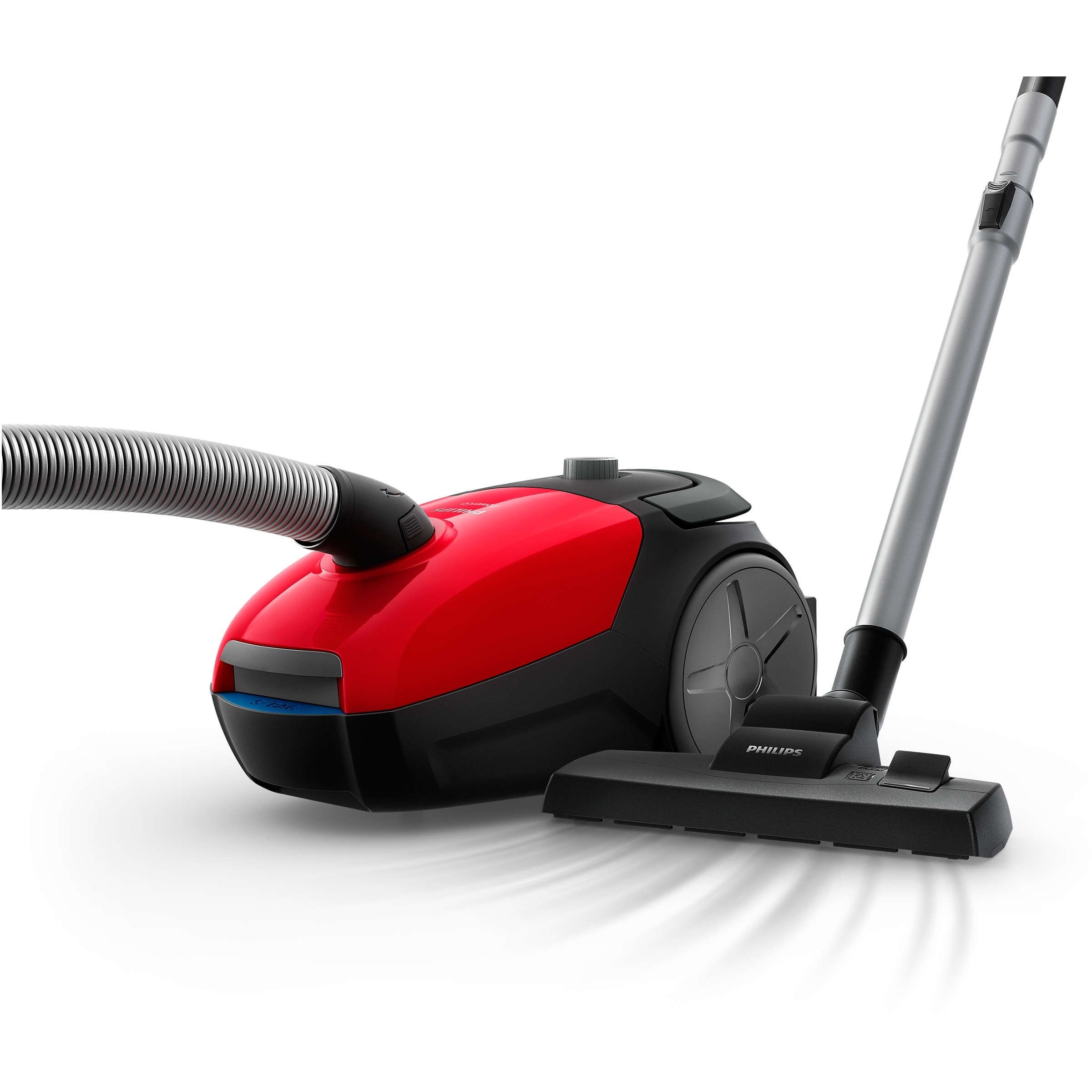 Aspirator cu sac Philips PowerGo 2000 FC8243/09, Sport Red