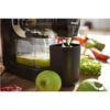 Storcător prin presare la rece Philips Viva HR1889/70, Tehnologie QuickClean, 150W, tub de alimentare XL de 70mm, Recipient suc 1 l, Recipient pulpă 0.75 l, Culoare: Negru