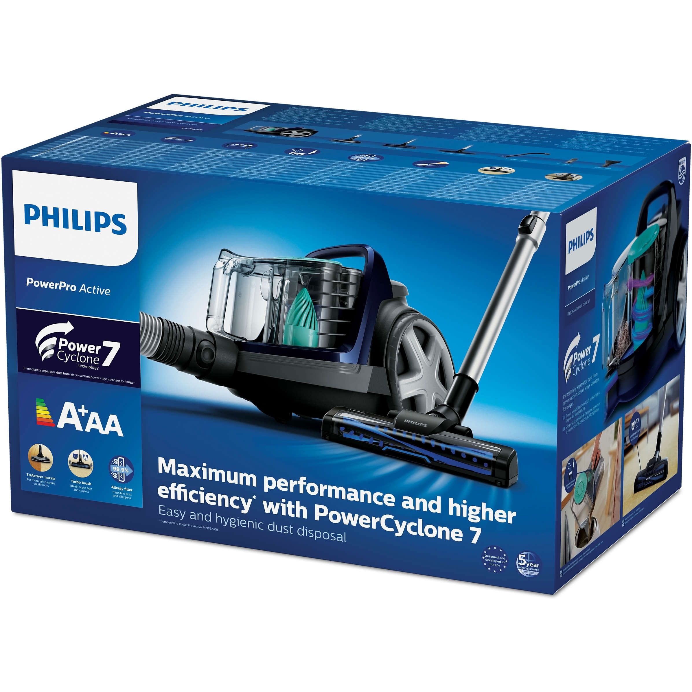 Aspirator fără sac Philips PowerPro Active 5000 FC9556/09