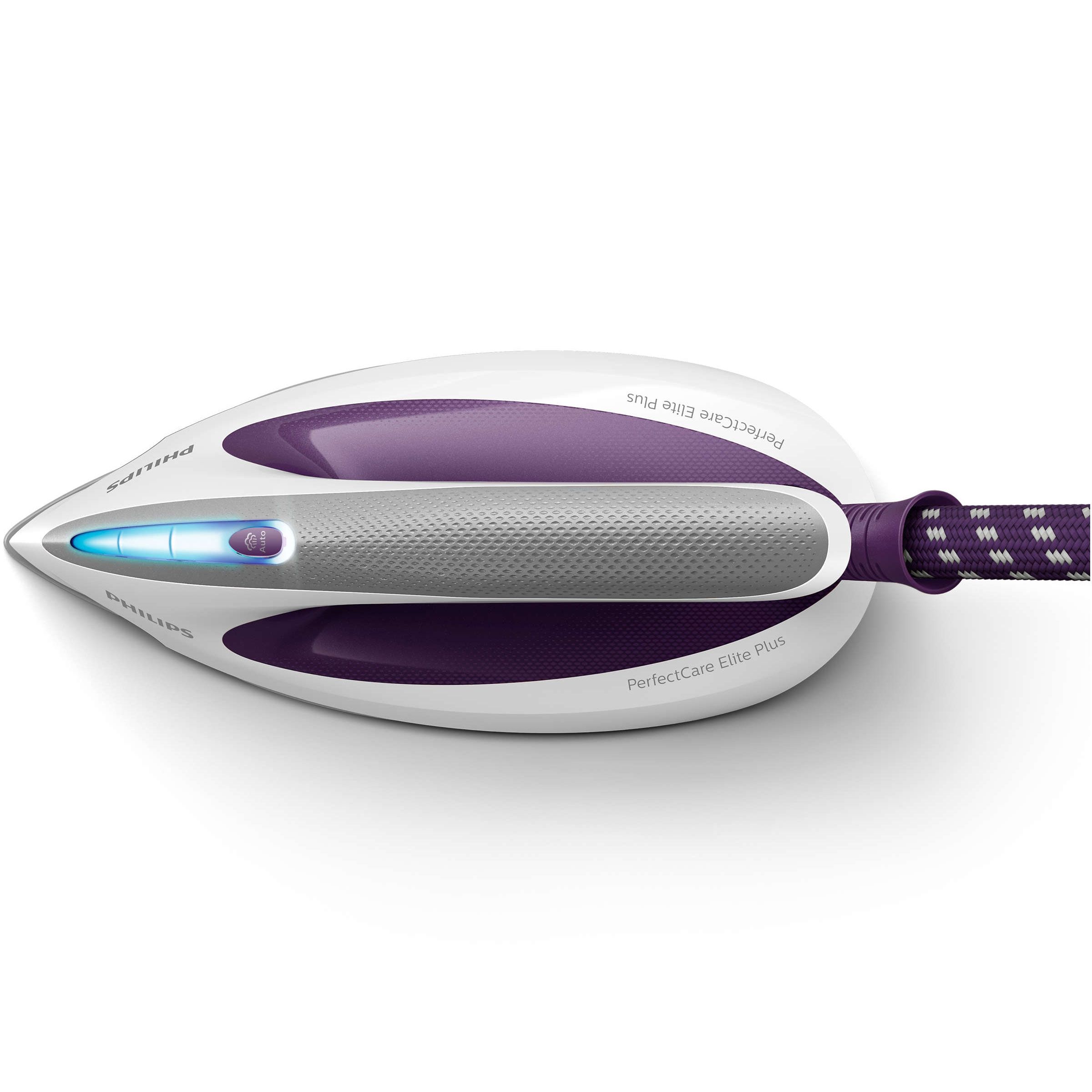 Stație de călcat cu abur Philips PerfectCare Elite Plus GC9660/30, 2700W, Presiune 7.5bar, Continuu 155g/min, Jet 520g, Talpă T-ionic Glide, Rezervor det. 1.8l, F 1.7m, C 1.8, Fier 0.8kg