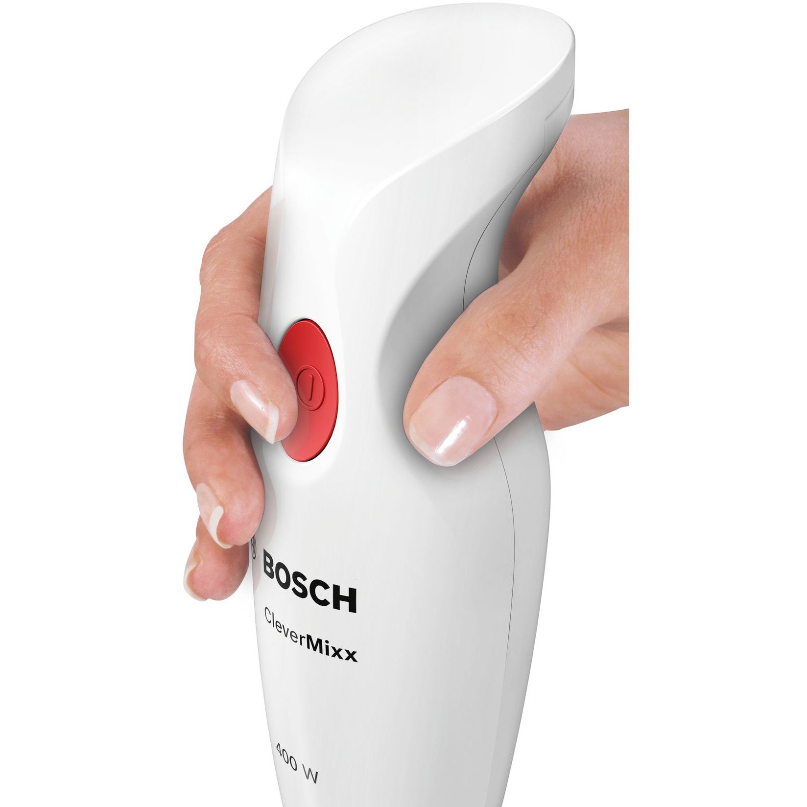 Blender de mână BOSCH CleverMixx MSM14100, 400W, Alb