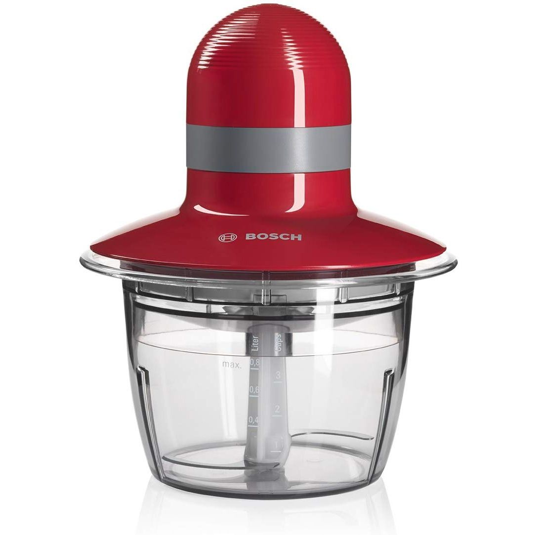 Aparat de mărunțit BOSCH MMR08R2, 400W, 800ml, Roşu