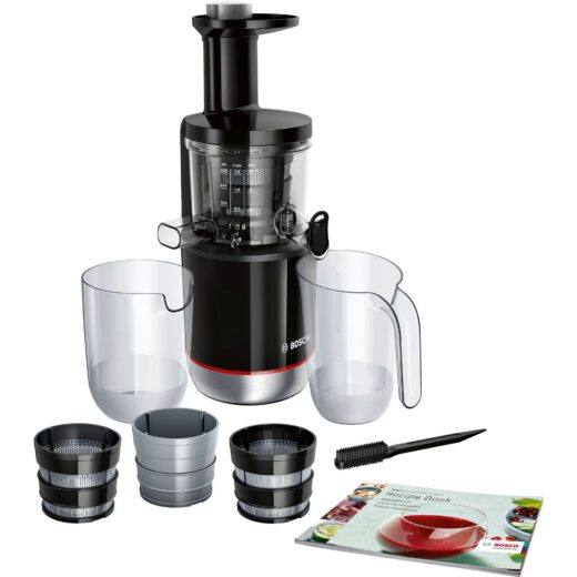 Storcător prin presare la rece cu ax melcat BOSCH VitaExtract MESM731M  150W  Brushed Stainless Steel