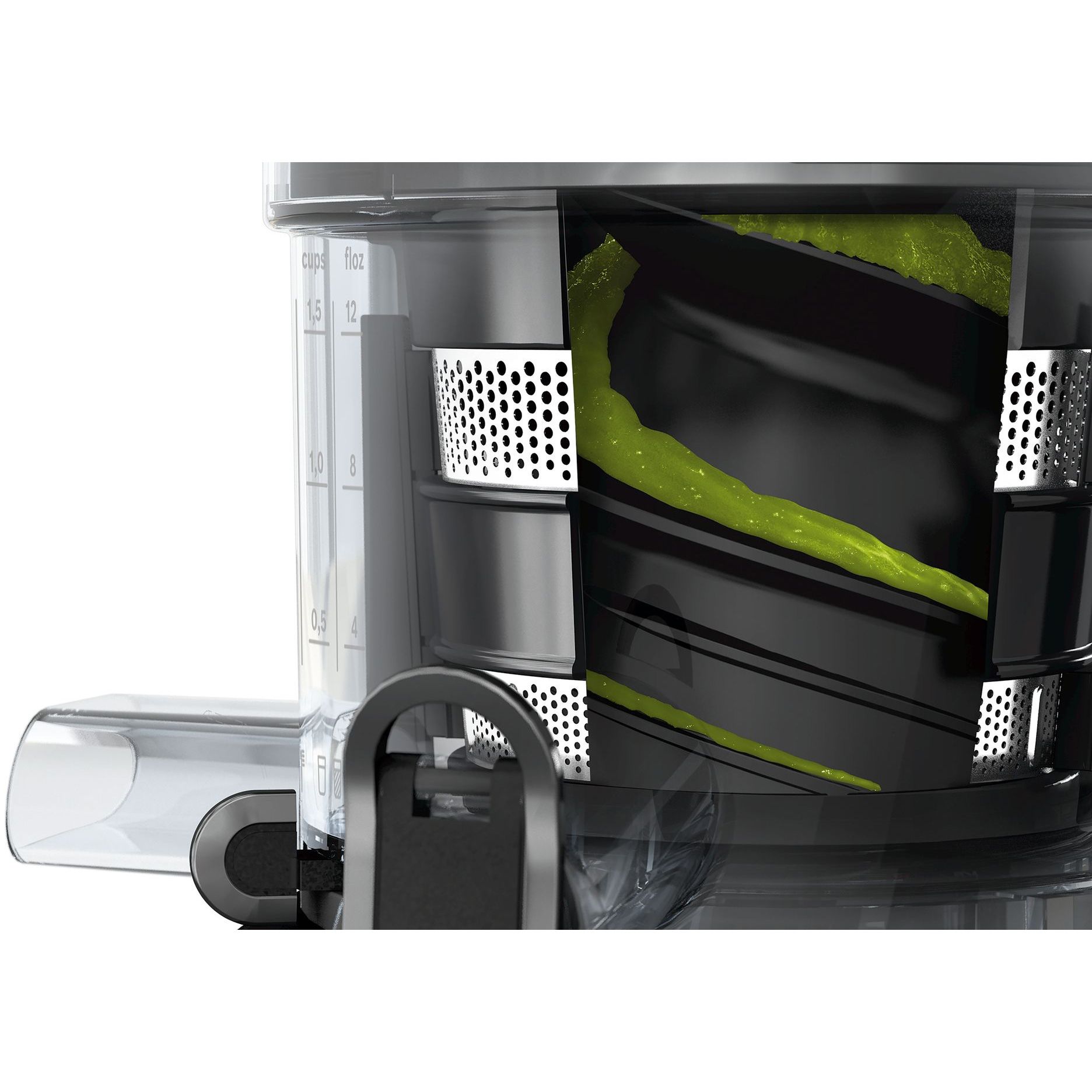 Storcător prin presare la rece cu ax melcat BOSCH VitaExtract MESM500W, 150W