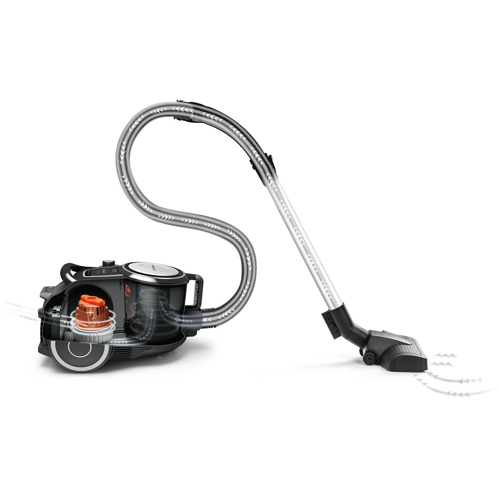Aspirator fără sac BOSCH Serie 6 ProFamily BGS41FAM, 600W, Deep Petrol Black
