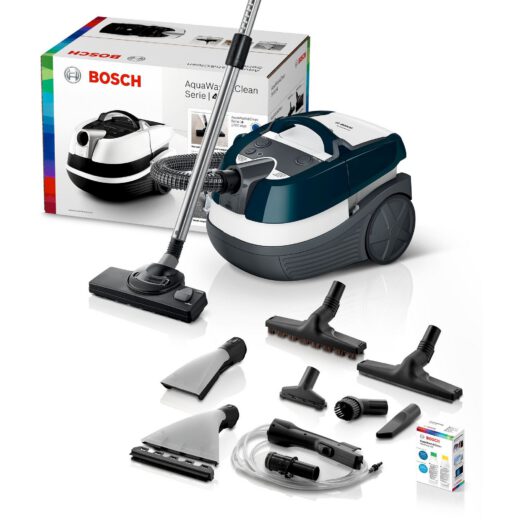 Aspirator multifuncțional BOSCH Serie 4 AquaWash&Clean BWD41720  Turcoaz