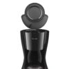 Cafetieră Philips Daily HD7461/20  1000W  Capacitate 1.2l (2~15 cești)  Cană de sticlă  Aroma Twister pentru gust intens  Timp preparare 10min  Sistem anti-picurare  Cablu 0.85m  Negru