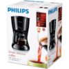 Cafetieră Philips Daily HD7461/20  1000W  Capacitate 1.2l (2~15 cești)  Cană de sticlă  Aroma Twister pentru gust intens  Timp preparare 10min  Sistem anti-picurare  Cablu 0.85m  Negru