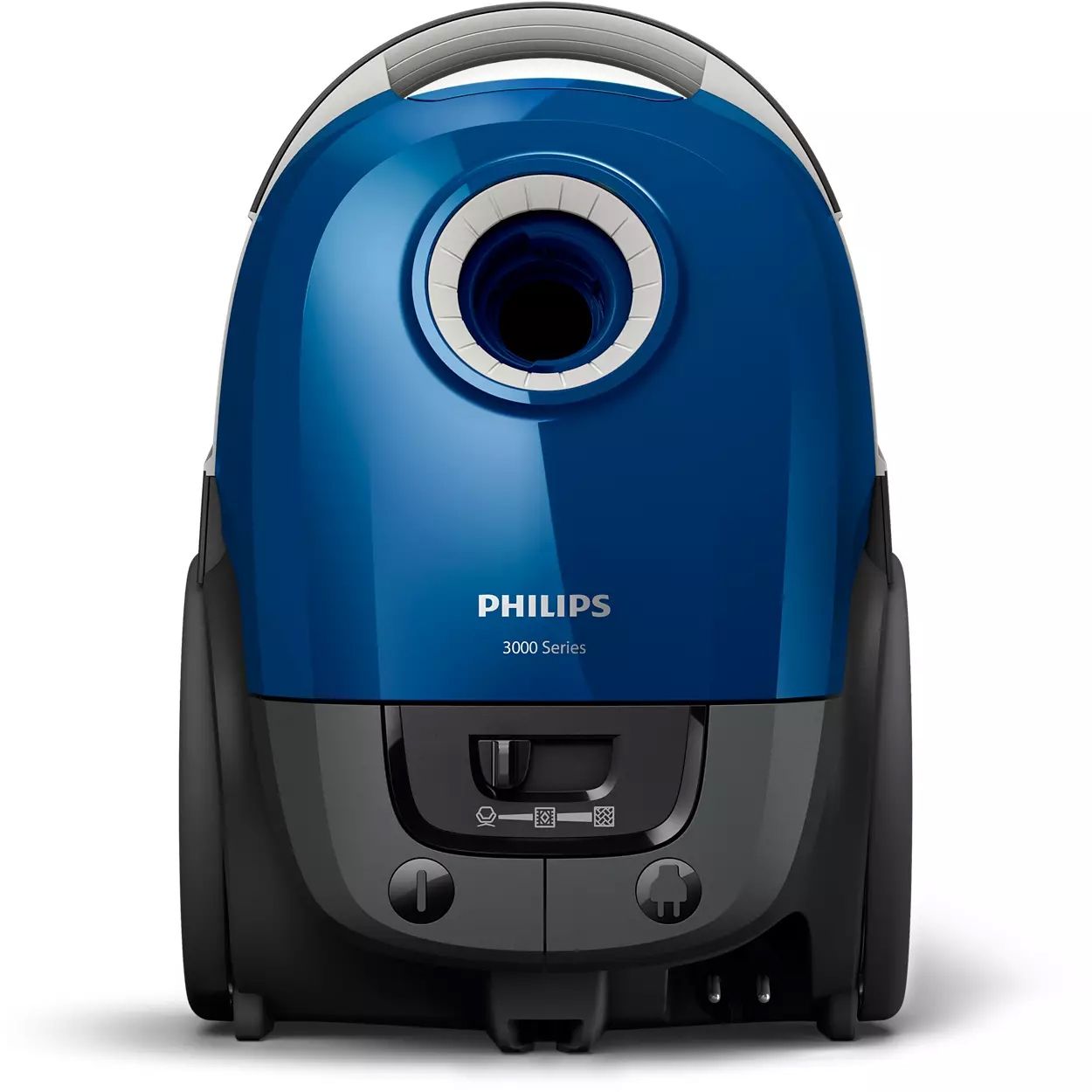 Aspirator cu sac Philips Performer Compact 3000 XD3110/09, Intense Blue