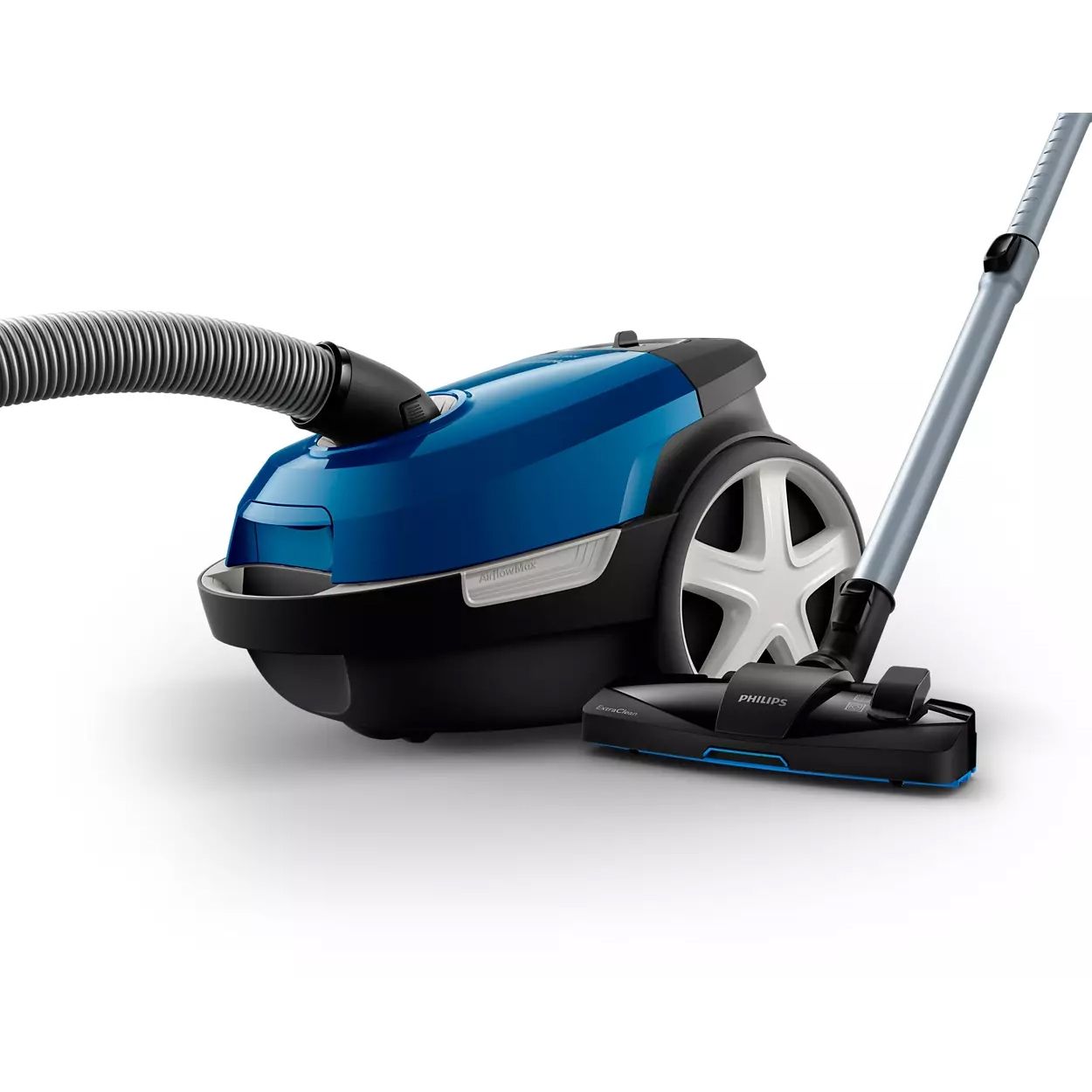 Aspirator cu sac Philips Performer Compact 3000 XD3110/09, Intense Blue