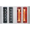 Prăjitor de pâine BOSCH TAT7S45, 1500~1800W (7 trepte), 4 fante, 2 compartimente independente, Centrare automată, Senzor pentru prăjire uniformă, Dezghețare, Reîncălzire, Tastă STOP, Graphite