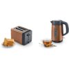 Prăjitor de pâine compact BOSCH DesignLine TAT4P429, 820-970W (6 trepte), 2 fante, Dezghețare, Încălzire, High Lift, Grătar integrat pliabil, Buton STOP,  Centrare automată, Noble Copper Crystal