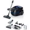 Aspirator multifuncțional BOSCH Serie 4 AquaWash&Clean BWD41700  1700W  Navy Blue