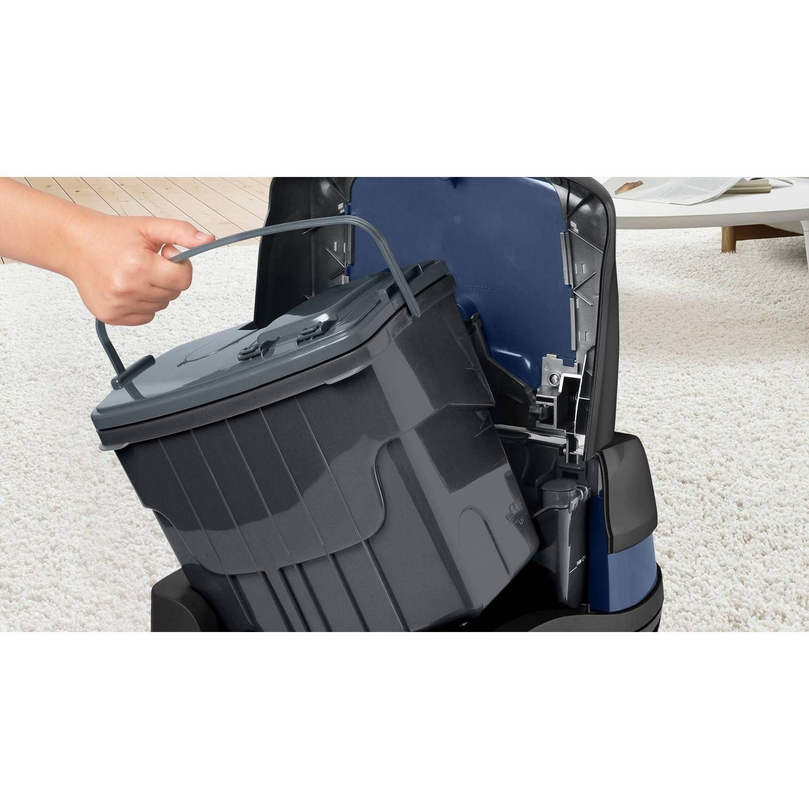 Aspirator multifuncțional BOSCH Serie 4 AquaWash&Clean BWD41700, 1700W, Navy Blue