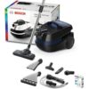 Aspirator multifuncțional BOSCH Serie 4 AquaWash&Clean BWD41700, 1700W, Navy Blue