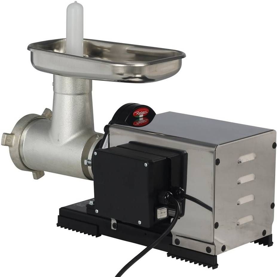 Mașină de tocat carne Reber 9504 NSP n.32, 1200W, 100~160kg/h, Corp din fontă tratată, Găuri sită 10mm