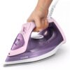 Fier de călcat cu abur Philips Seria 3000 DST3020/30, 2200W, Continuu 35g/min, Jet 160g, Rezervor 300ml, Talpă Ceramică, C1.9m, G1.27kg, Pink and Violet