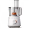 Robot de bucătărie Philips Daily HR7310/00, 700W (2 trepte și Pulse), 16 funcții, Bol 2.1l (uz 1.5l), Formă compactă, Tub alimentare XXL, Sistem anti-alunecare, Protector termic motor, 87dBA