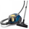 Aspirator fără sac Philips Seria 2000 XB2125/09, Asp uscată, 850W, Praf 1.3l, C6m, 77dBA, Filtru motor lavabil, Filtru evacuare Super Clean Air, PowerCyclone 4, Tub telescopic, Mâner, G4kg, Dark Blue & Yellow