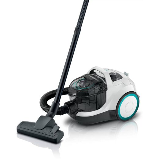 Aspirator fără sac BOSCH Serie 4 ProHygienic BGC21HYG1  Asp uscată  550W  Praf 2l  Cablu 7m  76dBA  Filtru UltraAllergy  Recipient praf cu dublă filtrare  Power AirCycle  Motor HighPower Airflow  4.711kg  Alb