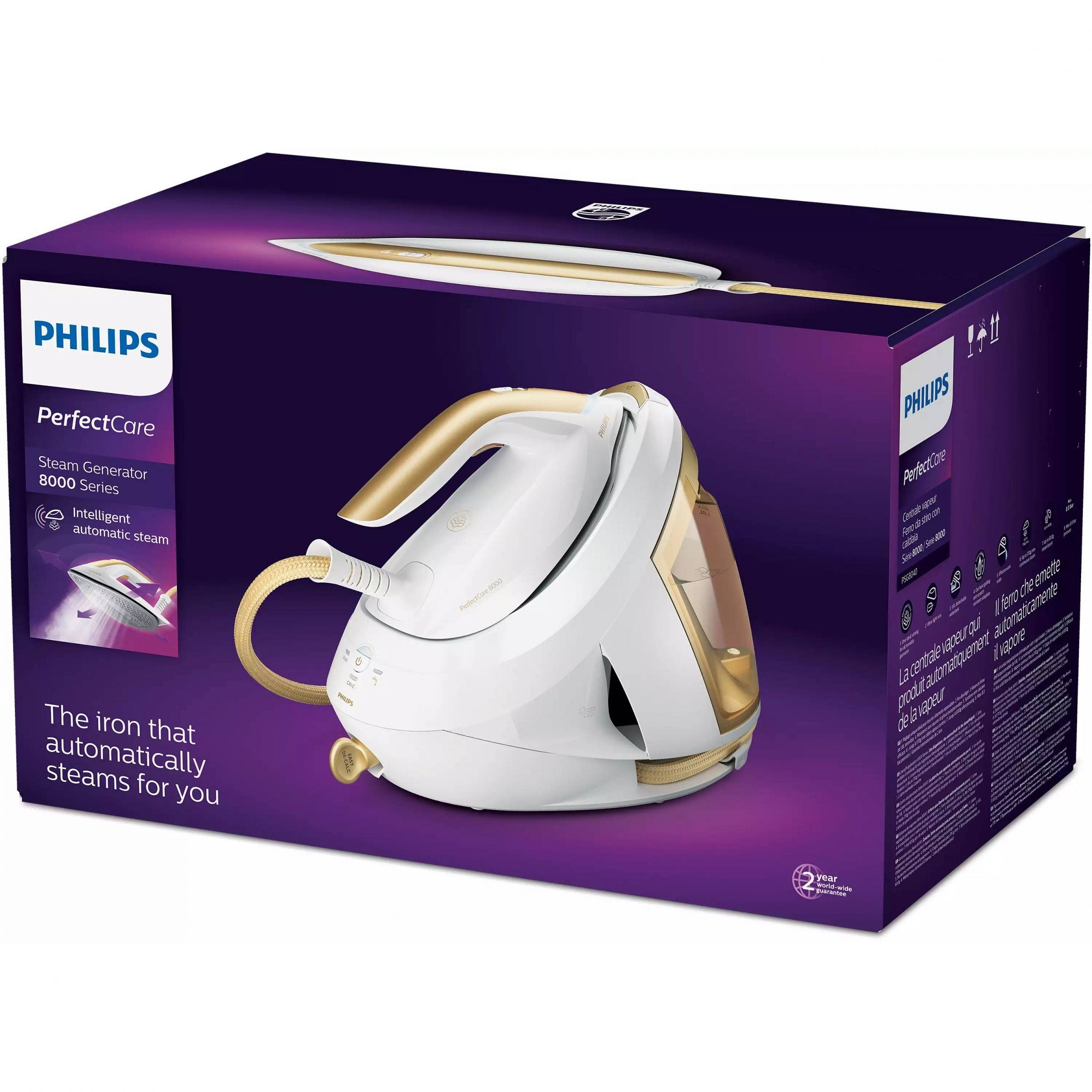 Staţie de călcat cu abur Philips PerfectCare 8000 PSG8040/60