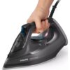 Fier de călcat cu abur Philips Seria 3000 DST3041/80, 2600W, Continuu 40g/min, Jet 200g, Rezervor 300ml, Talpă Ceramică, C1.9m, G1.27kg, Black and Red