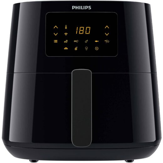 Friteuză cu aer cald Philips AirFryer Seria 3000 NA353/10, 2 coșuri