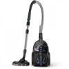 Aspirator fără sac Philips PowerPro Expert 7000 FC9747/09, Asp uscată, 900W, Praf 2l, Cablu 7m, 67-75dBA, Filtru H13, PowerCyclone 8, TriActive LED, Mini perie turbo, Allergy Lock, Roți cauciuc, 5.5kg, Black In