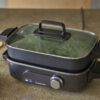 Multicooker 5în1 Cuisinart Cooking GRMC3E, 1200~1400W, 4.7L, 6 programe, Încălzire rapidă 6 minute, Termostat variabil 90°~220°, Capac de sticlă, Fără BPA, Cablu 1m, 5.9kg, Midnight Grey