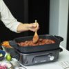 Multicooker 5în1 Cuisinart Cooking GRMC3E, 1200~1400W, 4.7L, 6 programe, Încălzire rapidă 6 minute, Termostat variabil 90°~220°, Capac de sticlă, Fără BPA, Cablu 1m, 5.9kg, Midnight Grey