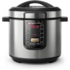 Multicooker All-In-One Philips Viva HD2237/40, 1300W, 6L, Oală cu înveliș ceramic, Funcţie de gătit presetată, Controlul timpului, Funcție de păstrare la cald 12 ore, Argintiu