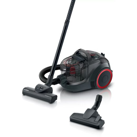 Aspirator fără sac BOSCH Serie 4 ProPower BGC21POW1  750W  Tehnologie Power AirCycle  Perie rotativă Turbo  Filtru igienic HEPA  Power Control