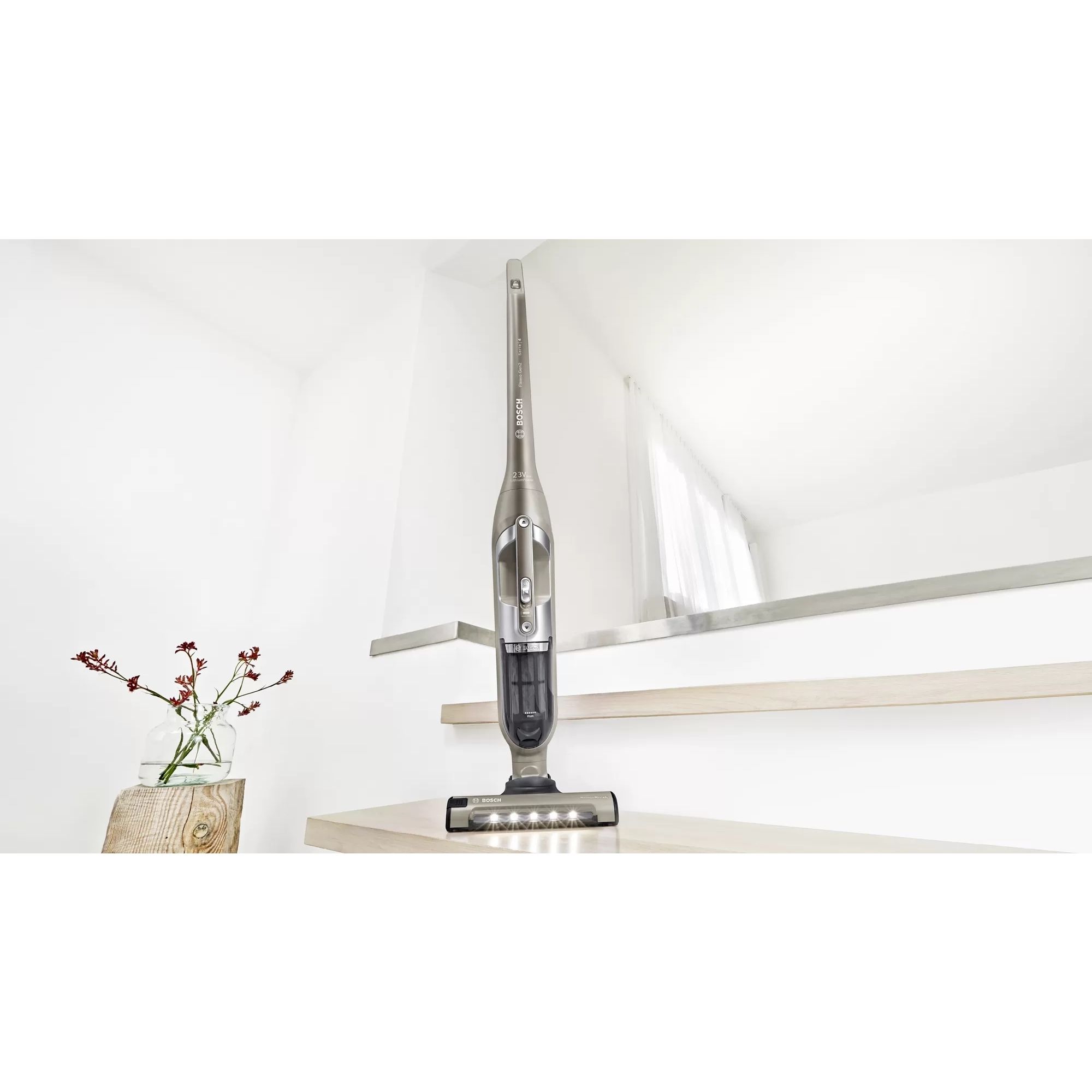 Aspirator vertical BOSCH Serie 4 Flexxo Gen2 23Vmax BBH3ALL23, Metallic Cinnamon Brown