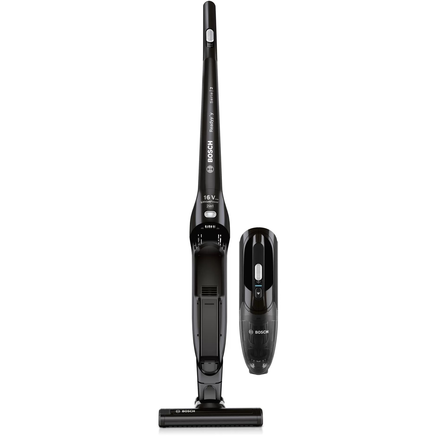 Aspirator vertical BOSCH Serie 2 Readyy’y 16Vmax BCHF216B, Jet Black Injection