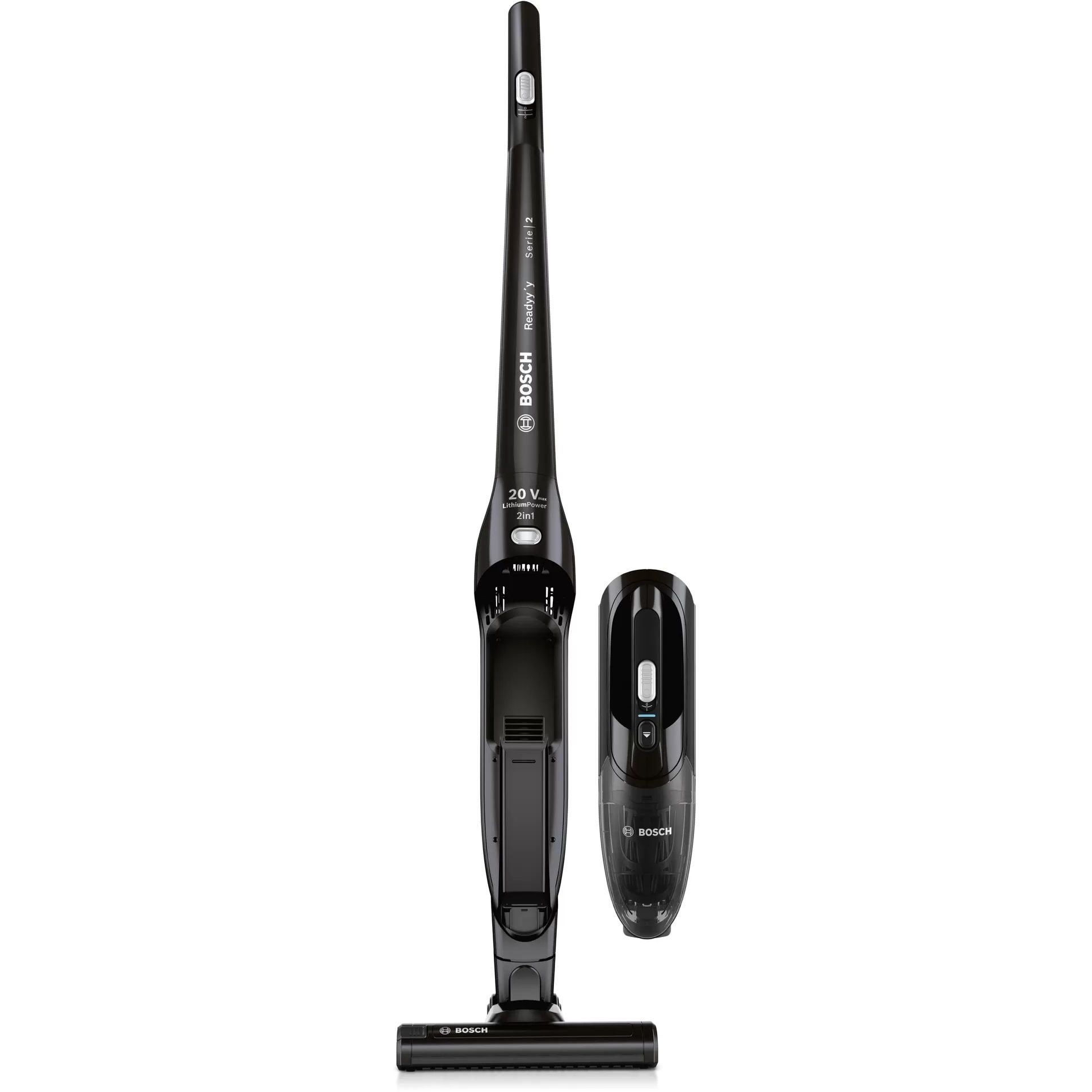 Aspirator vertical BOSCH Serie 2 Readyy’y 20Vmax BCHF220B, Jet Black Injection