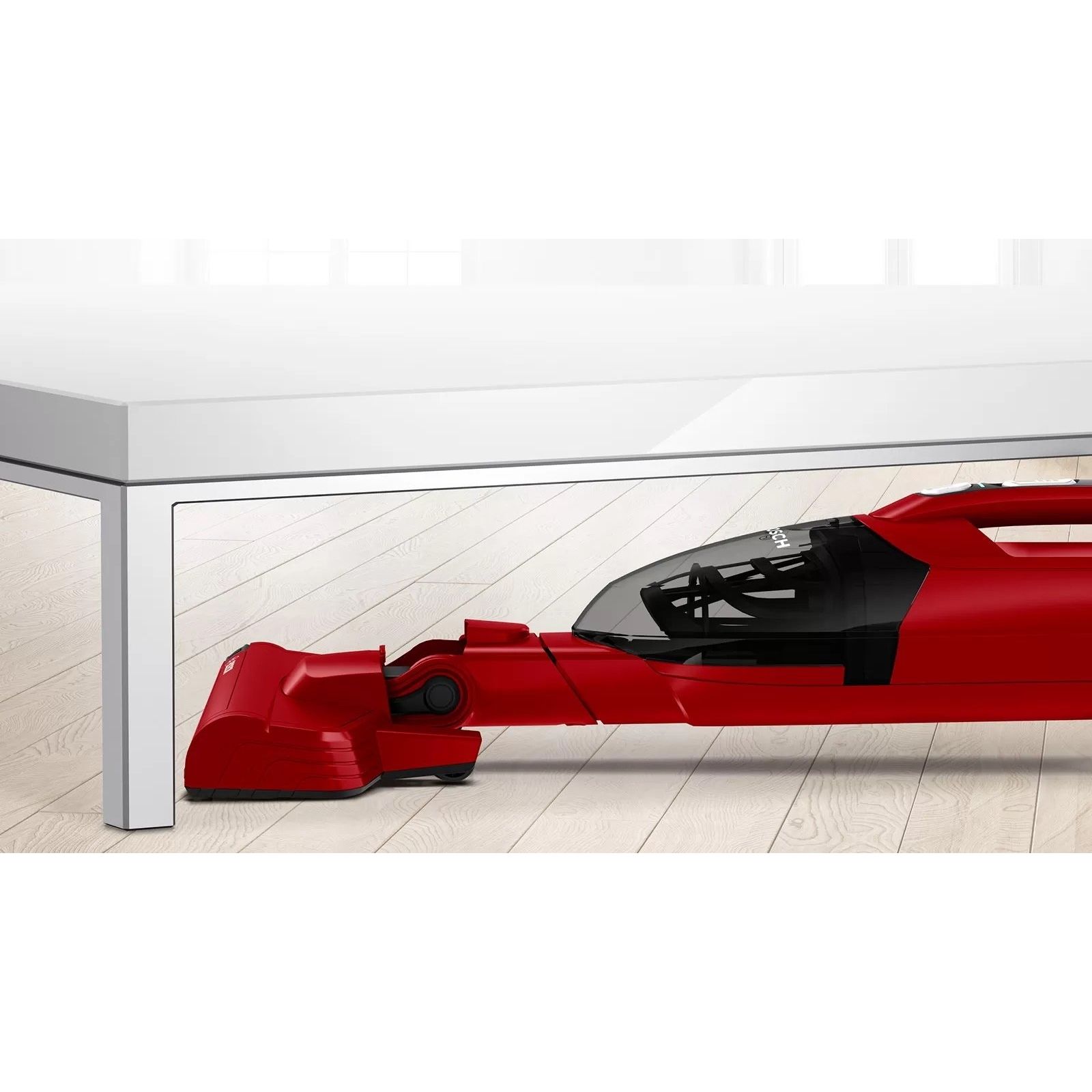 Aspirator vertical 2în1 BOSCH Serie 2 Readyy’y 14.4V BBHF214R, Deep Red Injection