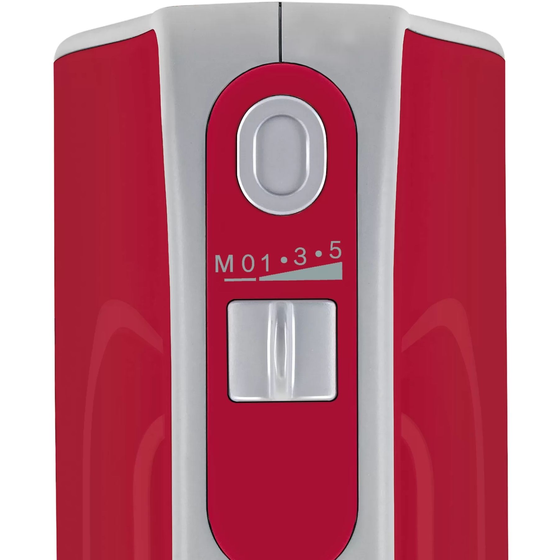Mixer de mână BOSCH Styline MFQ40303, 500W, Două palete FineCreamer din inox, 5 trepte de putere și funcție Turbo, Lavabil în mașina de spălat vase, Mâner Soft Touch, 2 spirale din oțel inoxidabil, Roșu/Gri