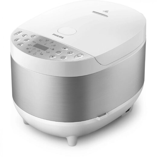 Multicooker electric Philips All-In-One Seria 3000 HD4713/40  980W  Volum 5l  60 presetări  Vas aluminiu teflonat 6 straturi  Cronometru 24 ore  Păstrare la cald 12 ore  Cablu 0.8m  Rapid Air