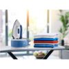 Stație de călcat cu aburi BRAUN CareStyle Compact IS2143BL – 0128804001, 2000~2400W, Presiune 6bar, Continuu 125g/min, Jet 420g, Talpă EloxalPlus, Rez1.5l, C1.8m, Tehnologie iCare, FreeGlide 3D, Energy Blue