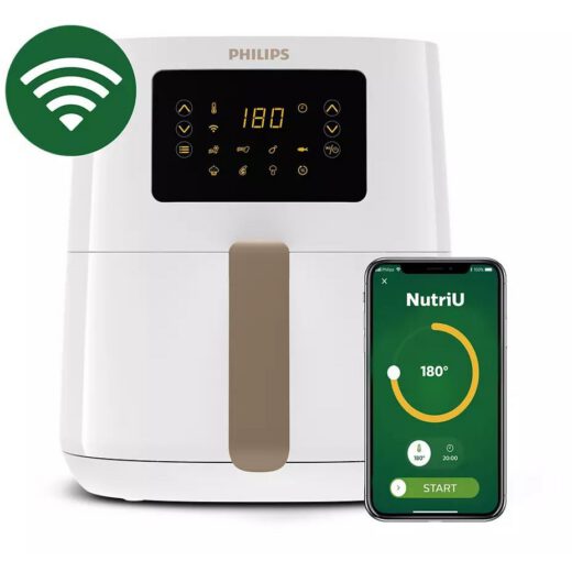 Friteuză cu aer cald Philips AirFryer Seria 3000 NA341/10, 7.2l, Fereastră de gătit