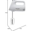 Mixer KENWOOD HandMix Lite HMP30.A0WH – 0W22210009, 450W (5 viteze și Pulse)