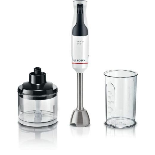 Blender de mână BOSCH Serie 4 ErgoMaster MSM4W220  600W  Alb  Black Grey