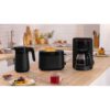 Prăjitor de pâine BOSCH MyMoment TAT2M123, 2 sloturi, Dezghețare, Încălzire, Grătar chifle, High Lift, Negru