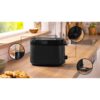 Prăjitor de pâine BOSCH MyMoment TAT2M123, 2 sloturi, Dezghețare, Încălzire, Grătar chifle, High Lift, Negru