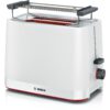 Prăjitor pâine compact BOSCH MyMoment TAT3M121  2 sloturi  Dezghețare  Încălzire  High Lift  Alb
