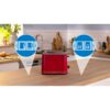 Prăjitor pâine compact BOSCH MyMoment TAT3M124, 2 sloturi, Dezghețare, Încălzire, High Lift, Roșu