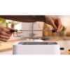 Prăjitor pâine compact BOSCH MyMoment TAT4M221, 2 sloturi, Dezghețare, Încălzire, High Lift, Alb